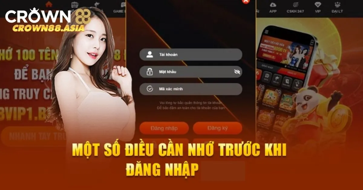 Điều kiện đăng nhập Crown88
